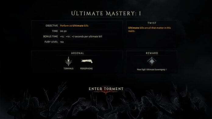 Ultimate Mastery I info in metal hellsinger