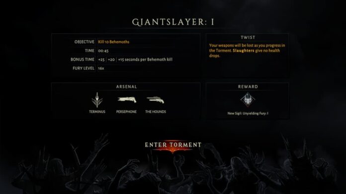 Giant Slayer I info in metal Hellsinger