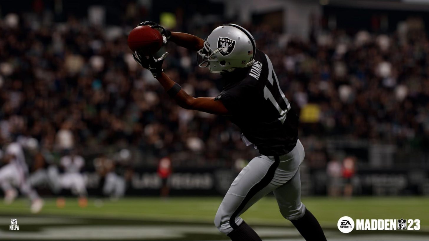 Madden 23 capture d'écran des raiders WR davante adams