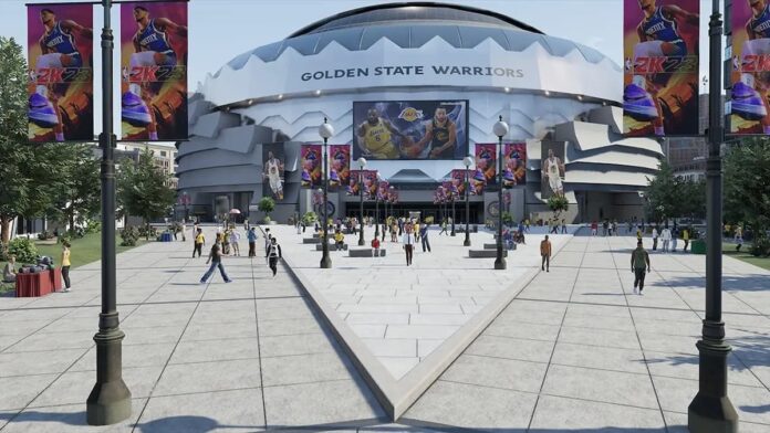 nba 2k23 screenshot of the city feature