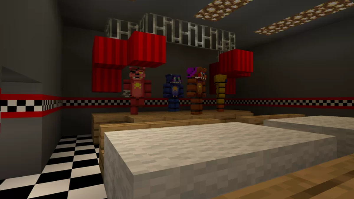 Cinq nuits à Minecraft Mod pour Minecraft