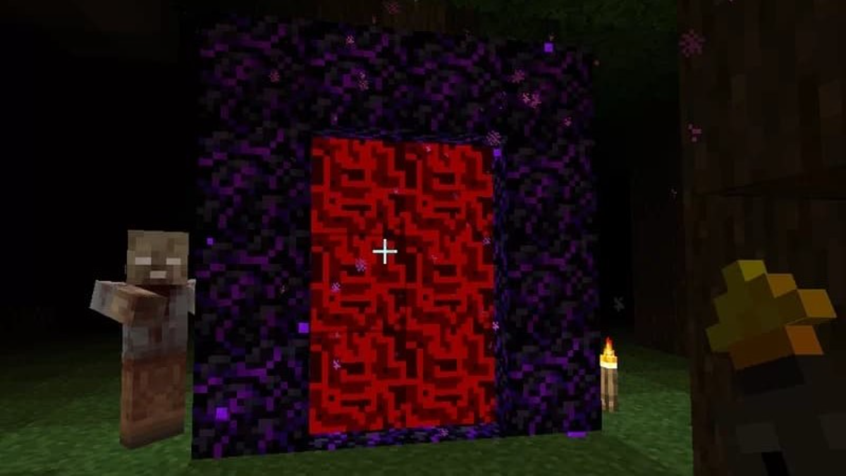 Mod de portail de dimension maudite pour Minecraft
