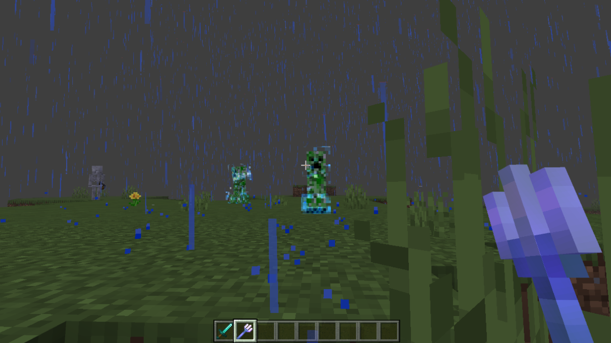 Creeper chargé dans Minecraft