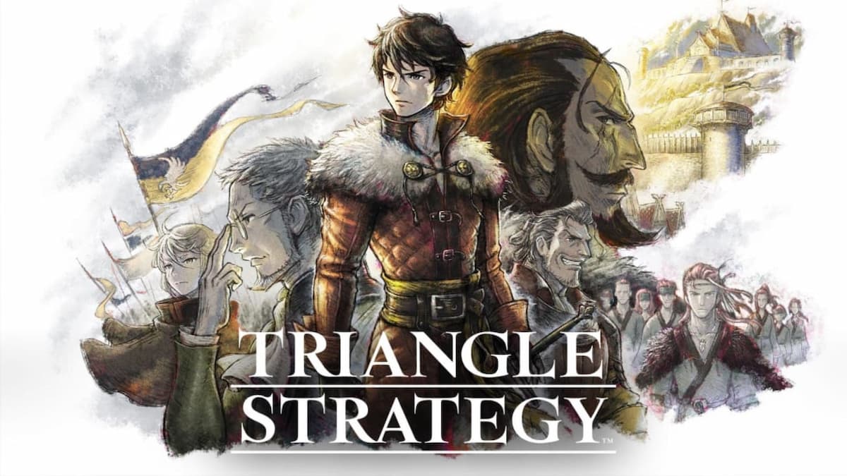 art du titre officiel pour Triangle Strategy