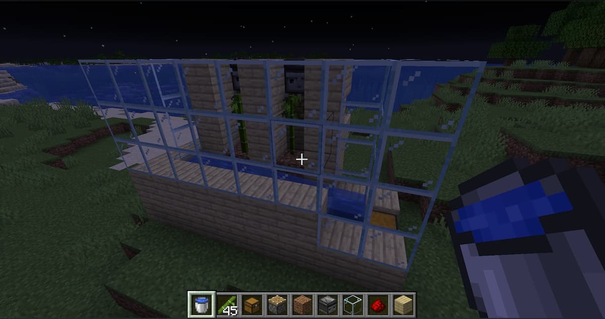 ferme de bambous dans Minecraft