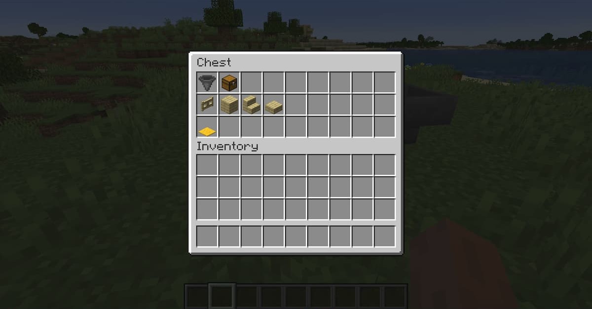ingrédients pour ferme d'œufs dans Minecraft