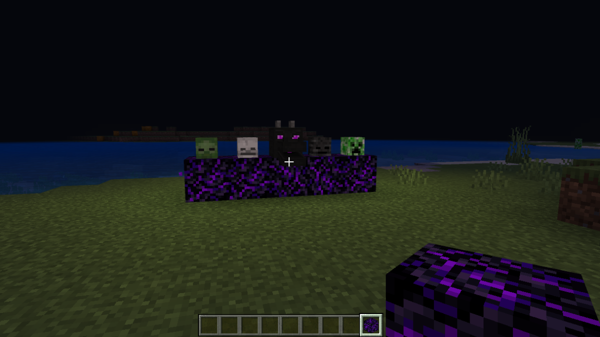 Têtes de foule dans Minecraft