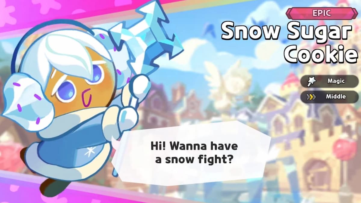 cookie run royaume neige sucre