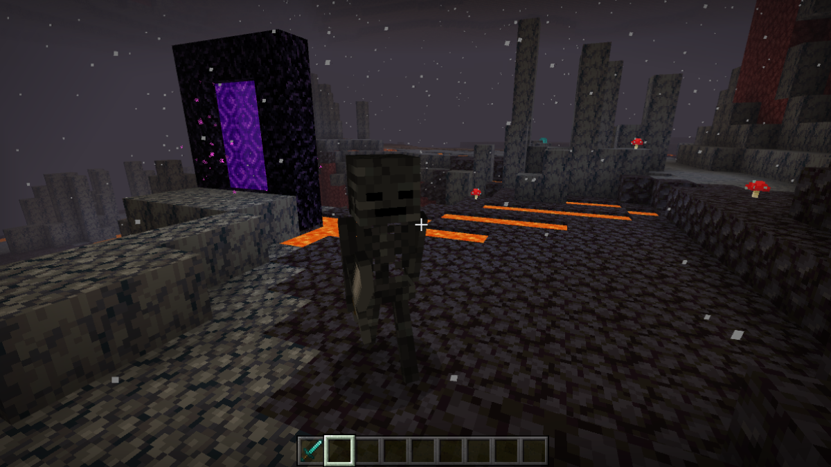Wither squelette dans Minecraft