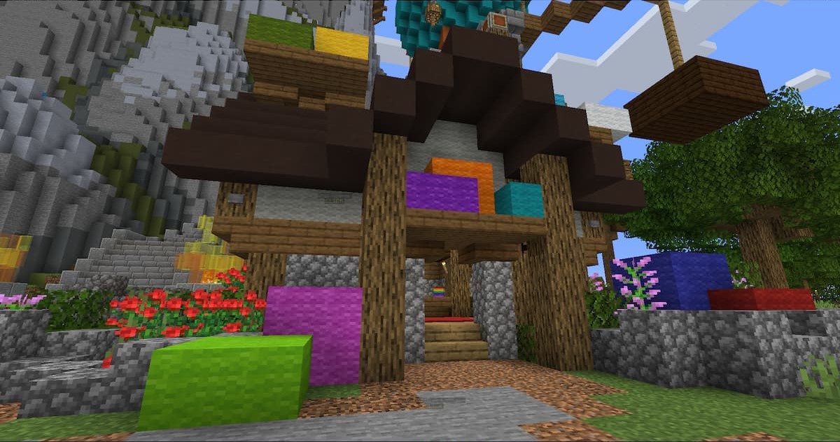 cabane de constructeur dans minecraft