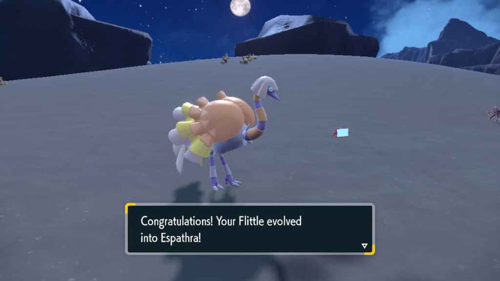 Espathra dans Pokemon Scarlet et Violet