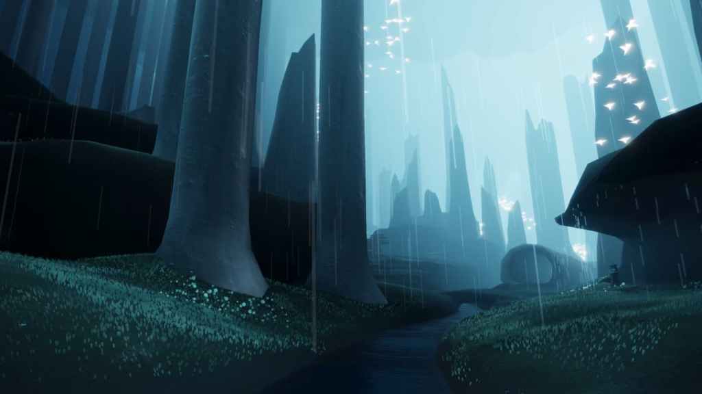 Enfants du ciel de la lumière Esprits cachés de la forêt