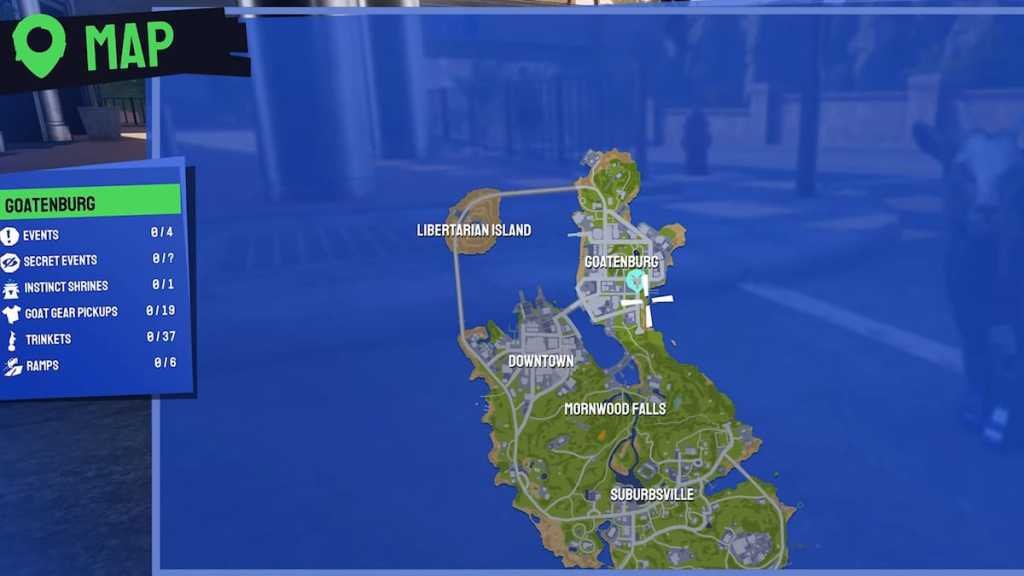 Carte des événements du réchauffement climatique de Goat Simulator 3
