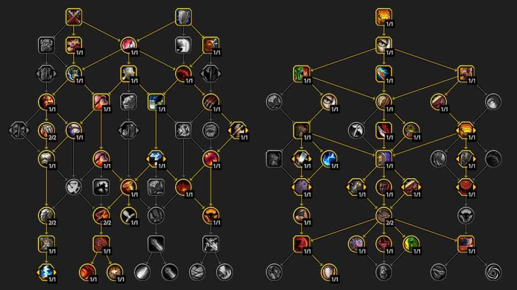 Meilleures constructions de guerrier de protection