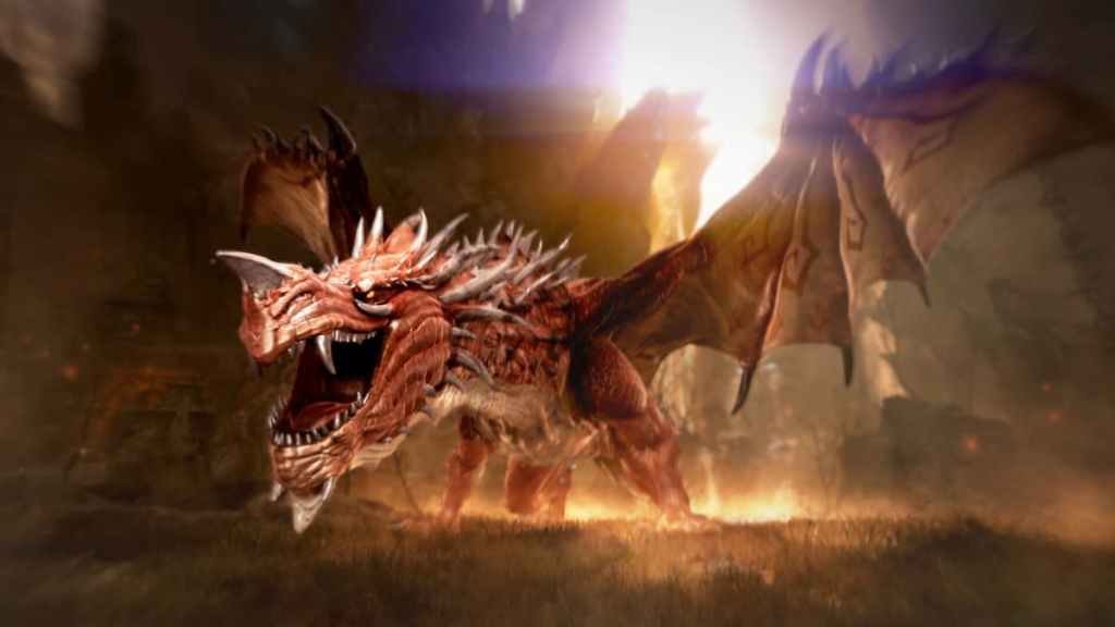 dragon noir du désert