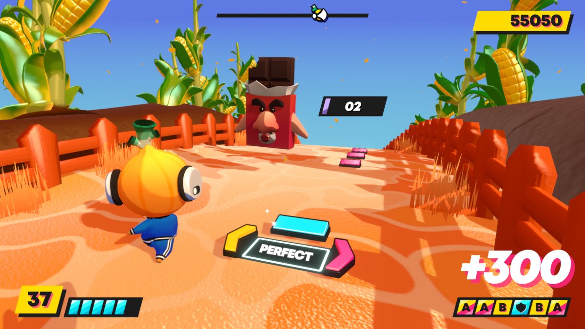 Comment jouer à Rhythm Sprout ? Tous les contrôles expliqués Sprout fighting a chocolate bar enemy