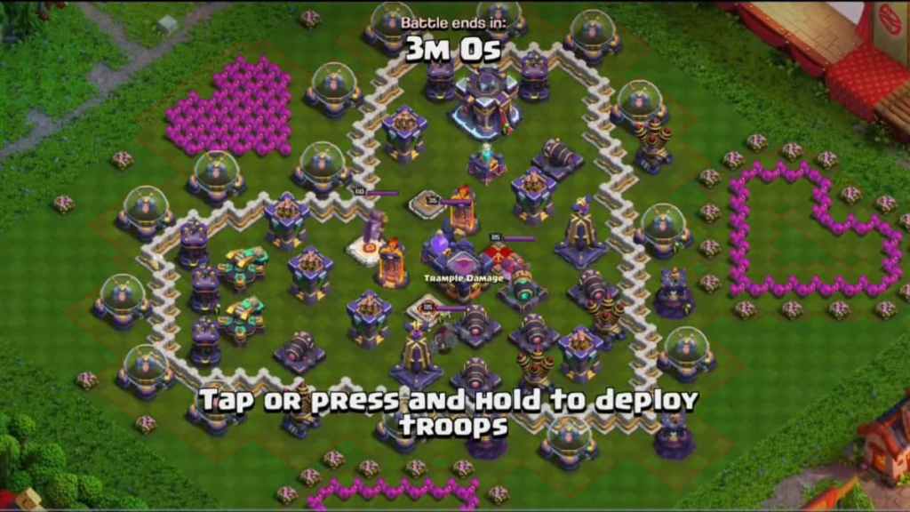 Défi de la Saint-Valentin Base Clash of clans