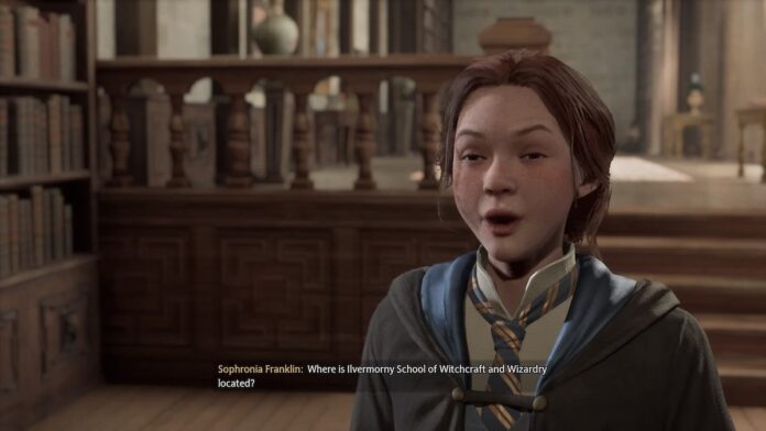 Where is the Ilvermorny School of Witchcraft and Wizardry Located? - Hogwarts Legacy Answers - Sophronia in Library. 