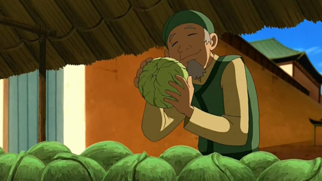 Marchand de choux dans Avatar The Last Airbender