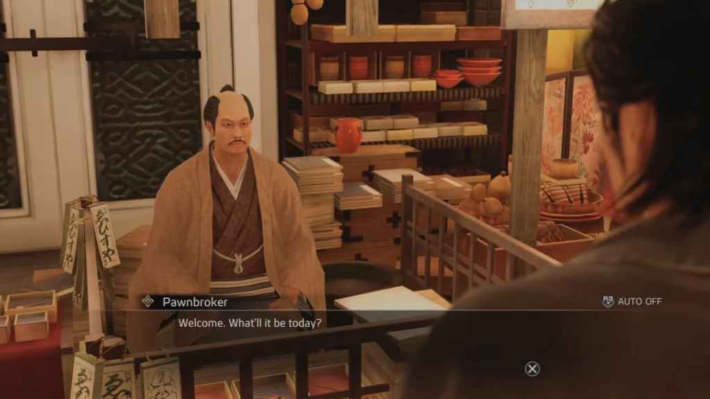 comme un dragon ishin prêteur sur gages