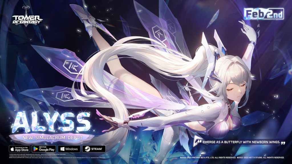 Capacités et matrices des armes Tower of Fantasy Alyss