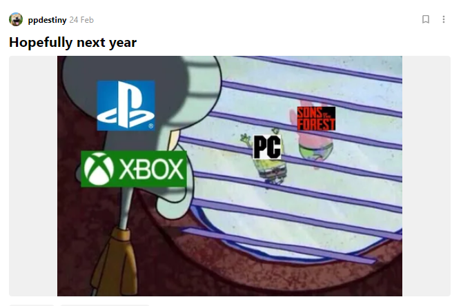 Fils de la forêt PC Meme