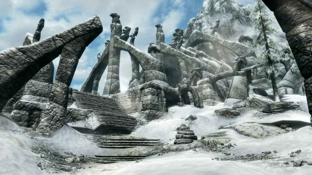 Comment ne pas clipser dans la neige de Skyrim